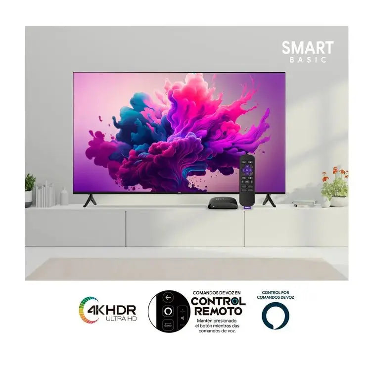 TV KALLEY 55" Pulgadas 4K UHD Smart TV - Muebles Dummi