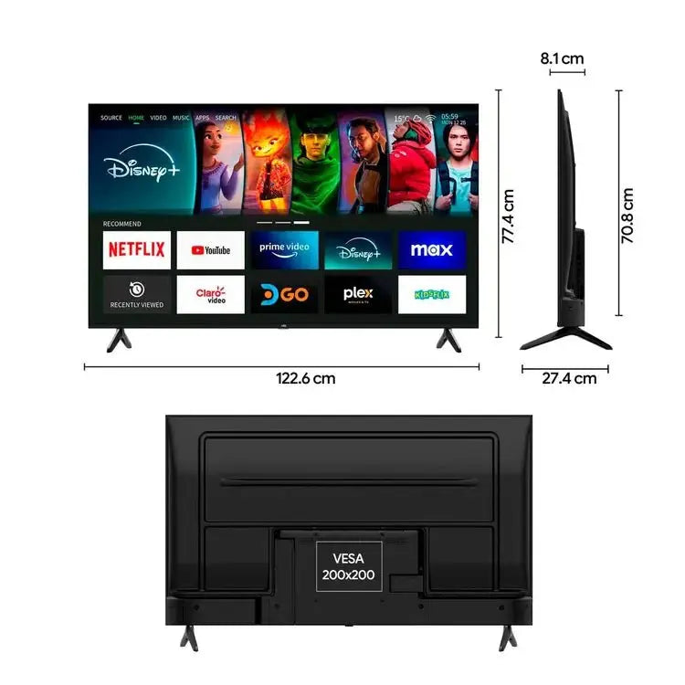 TV KALLEY 55" Pulgadas 4K UHD Smart TV - Muebles Dummi