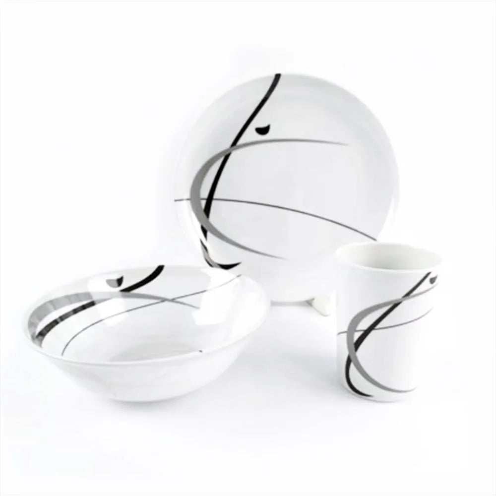 VAJILLA MELAMINA 9 PZAS CASALLINI - Muebles Dummi