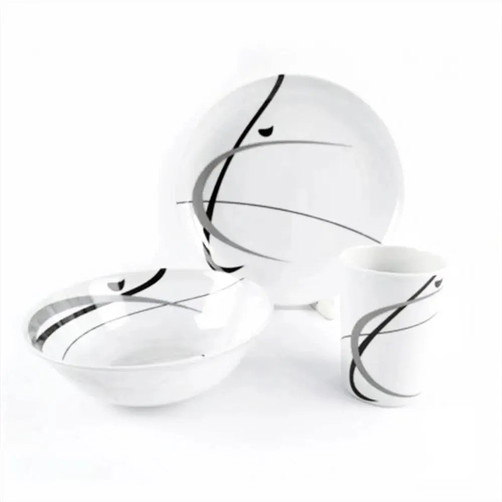 VAJILLA MELAMINA 9 PZAS CASALLINI - Muebles Dummi