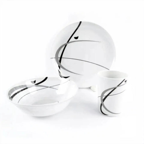 VAJILLA MELAMINA 9 PZAS CASALLINI - Muebles Dummi