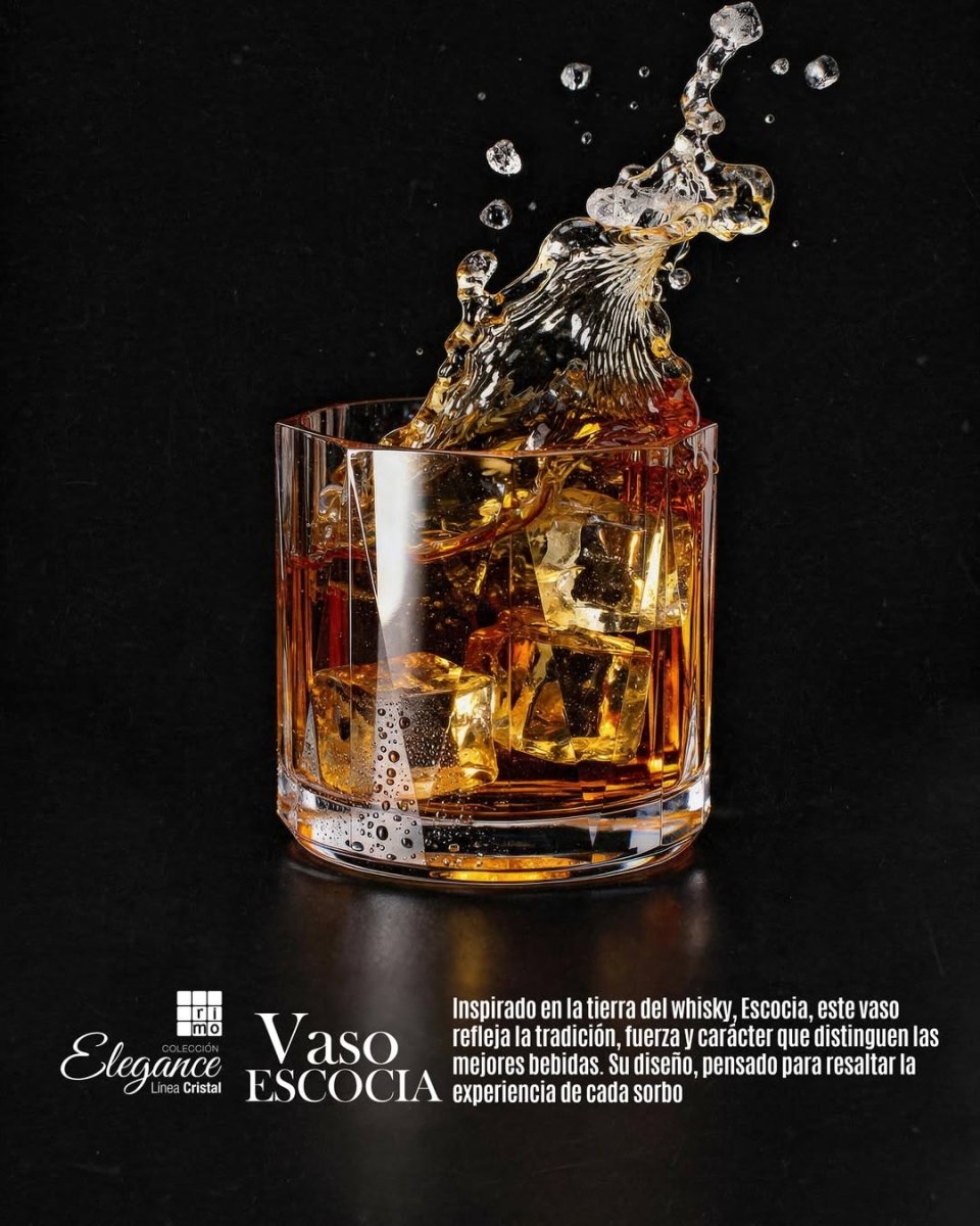 Vaso Escocia - Whisky Irrompible - Muebles Dummi