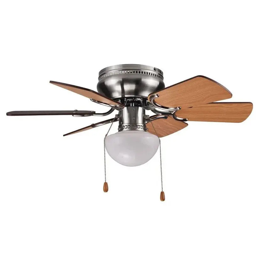 Ventilador de Techo Con Luz 6 Aspas - Muebles Dummi