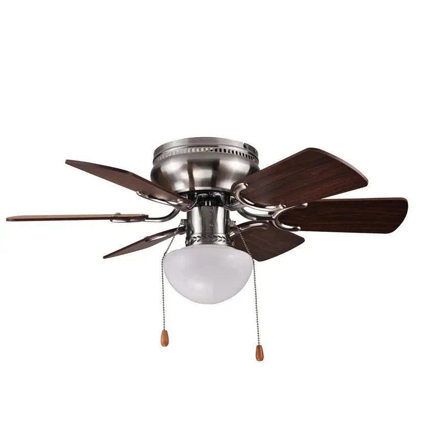 Ventilador de Techo Con Luz 6 Aspas - Muebles Dummi