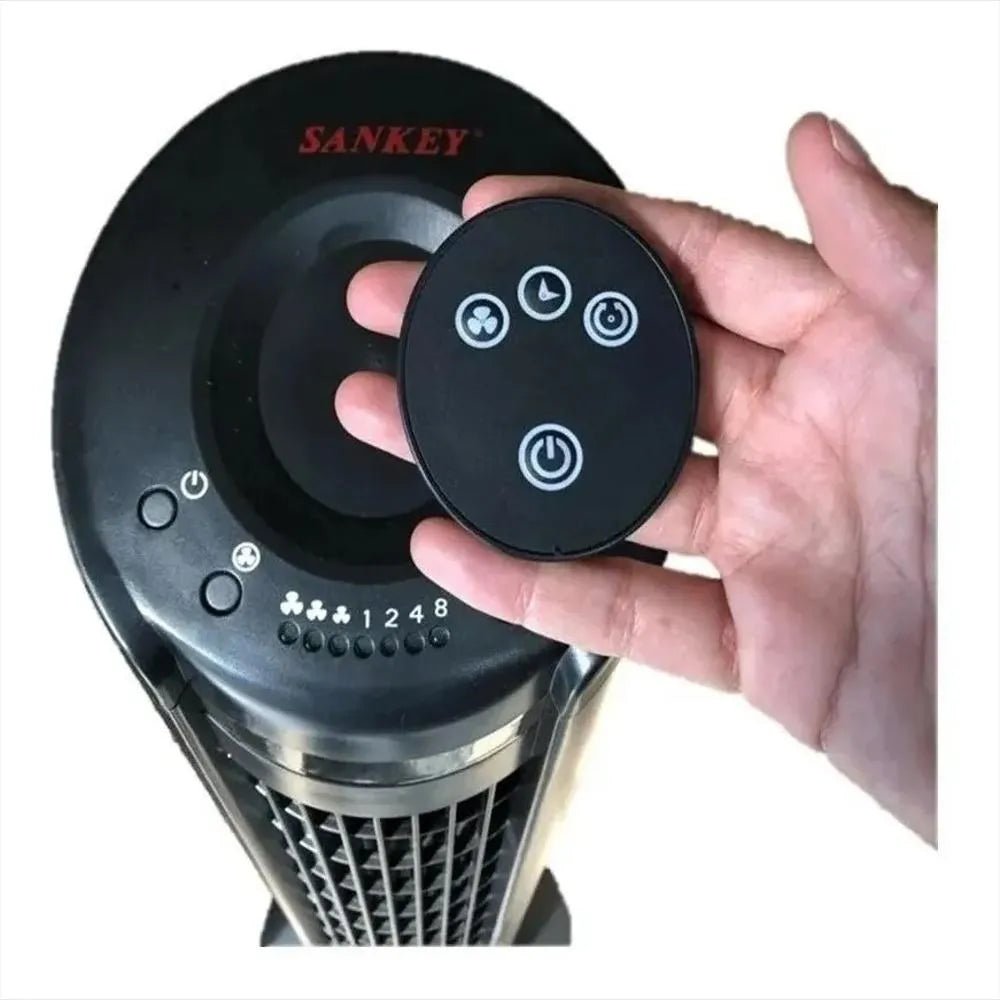 Ventilador De Torre Con Control Remoto Intuitivo Sankey - Muebles Dummi