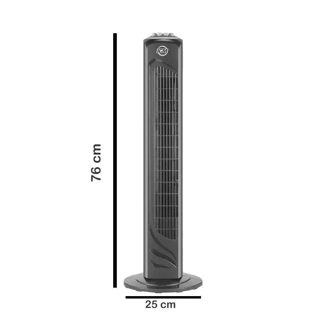 Ventilador De Torre Icm 45W 75cm - Muebles Dummi