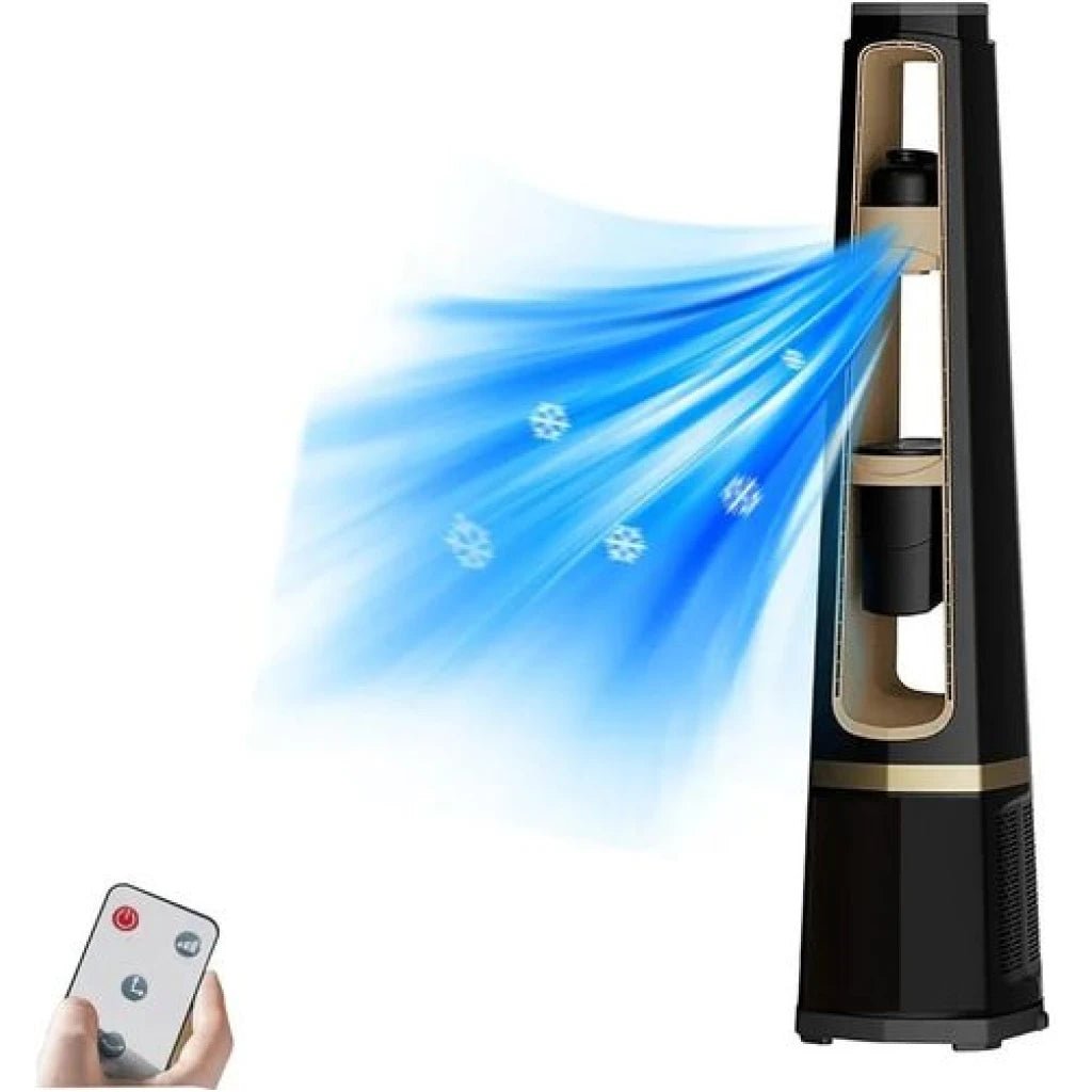 Ventilador de Torre Sin Aspas Con Rociador - Muebles Dummi