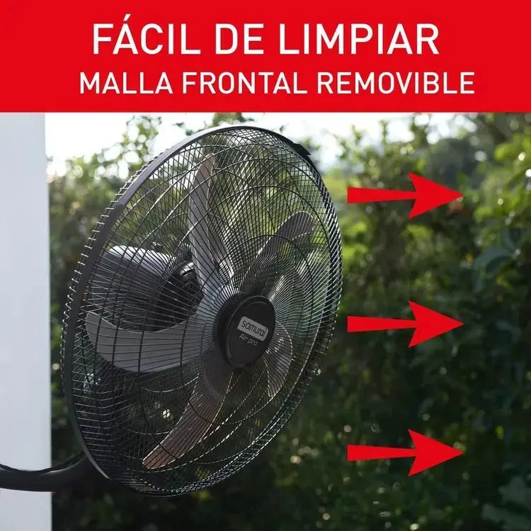Ventilador SAMURAI Air Pro Mallas Metálicas de 22" - Muebles Dummi
