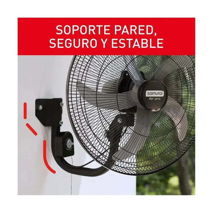 Ventilador SAMURAI Air Pro Mallas Metálicas de 22" - Muebles Dummi