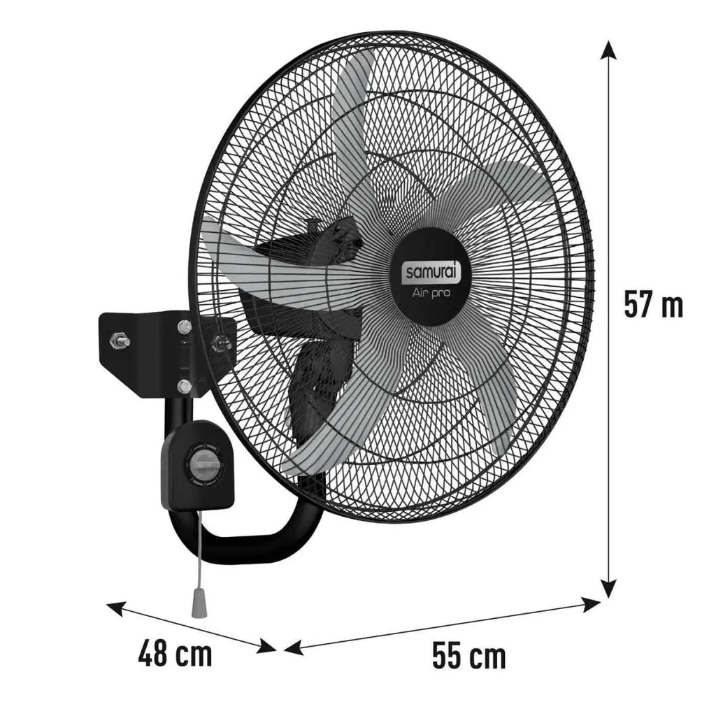 Ventilador SAMURAI Air Pro Mallas Metálicas de 22" - Muebles Dummi