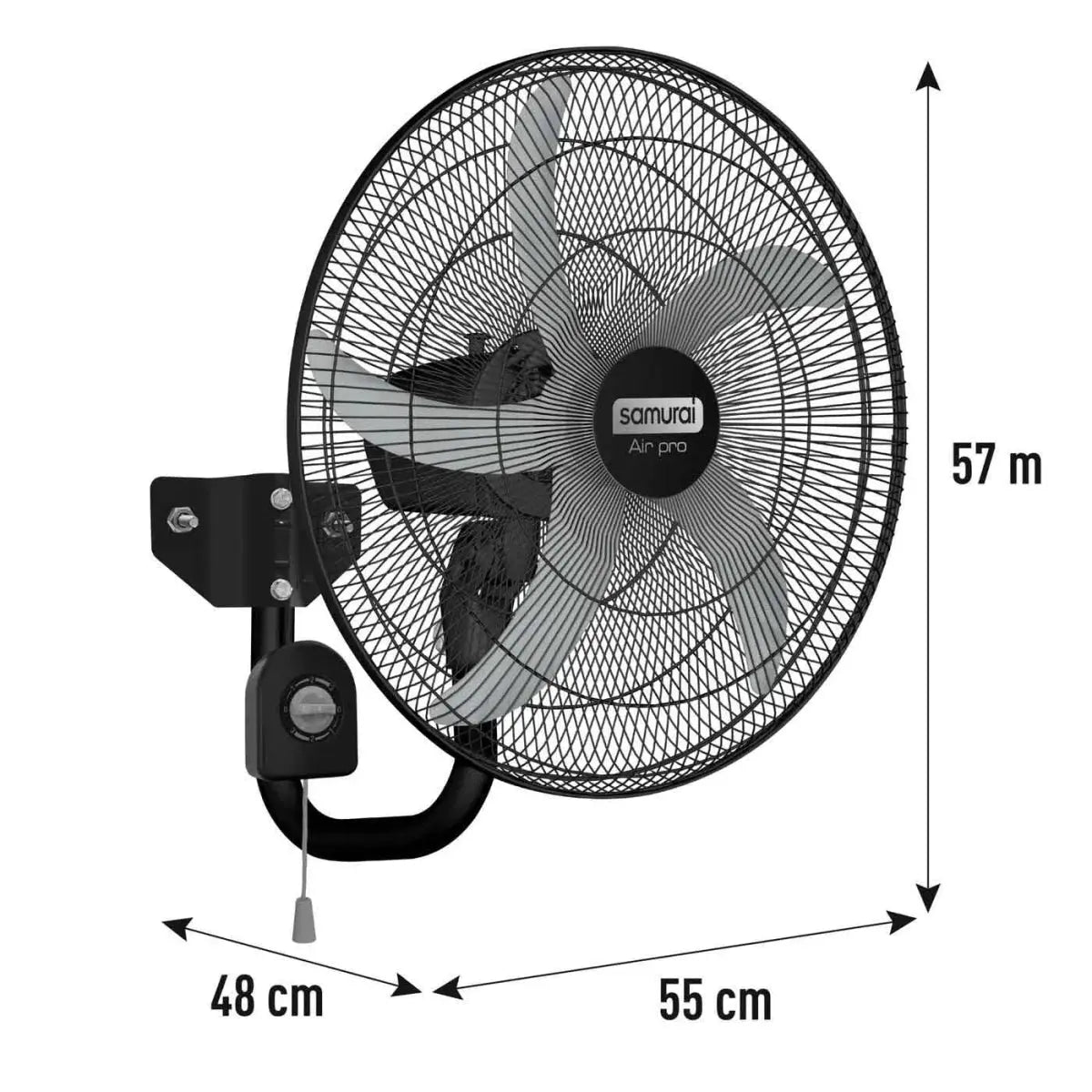 Ventilador SAMURAI Air Pro Mallas Metálicas de 22" - Muebles Dummi