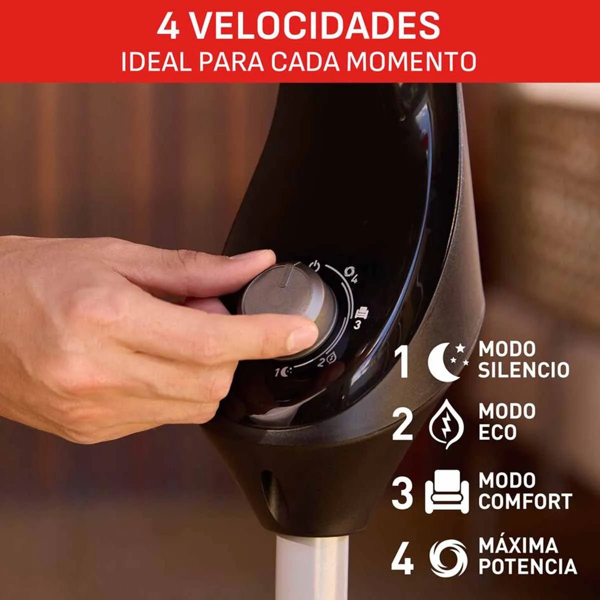 Ventilador SAMURAI Extremo 2 En 1: Pedestal o Pared - Muebles Dummi