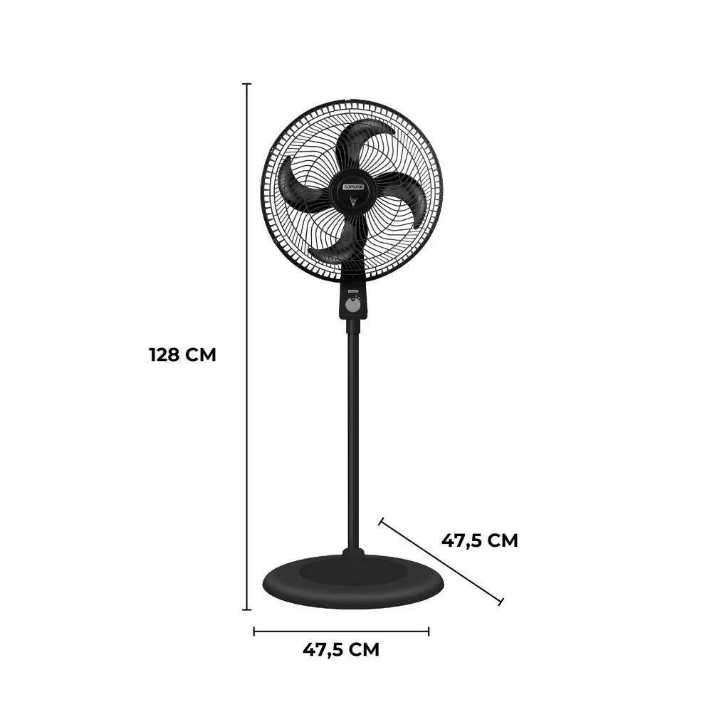 VENTILADOR SAMURAI PEDESTAL AIR TURBO - Muebles Dummi