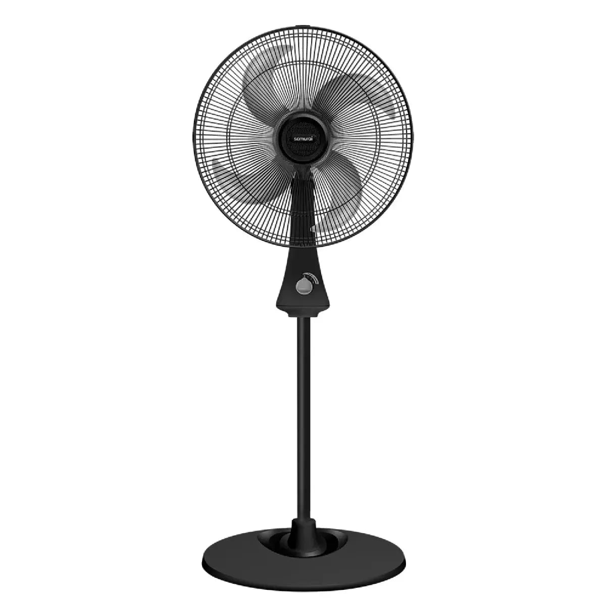 Ventilador SAMURAI Turbo Metallic pedestal Negro - Muebles Dummi