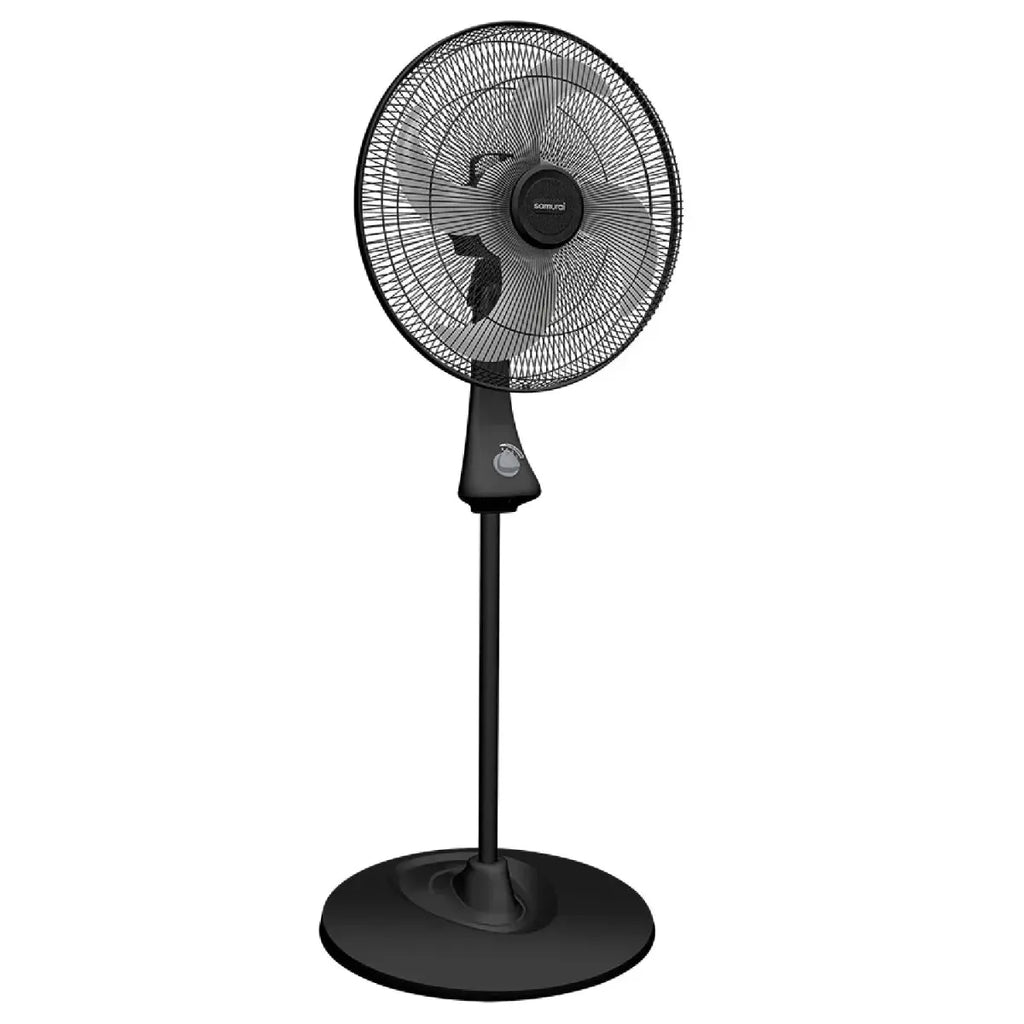 Ventilador SAMURAI Turbo Metallic pedestal Negro - Muebles Dummi