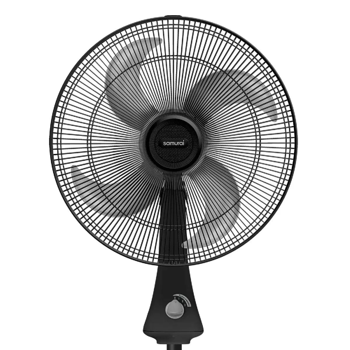 Ventilador SAMURAI Turbo Metallic pedestal Negro - Muebles Dummi