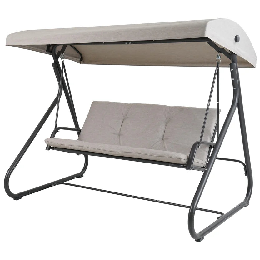 Sillón Columpio Deluxe Triple Con Techo