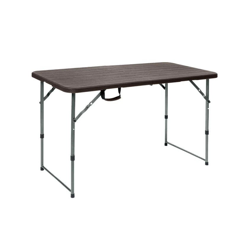 Mesa Plegable 3 Alturas de Barra - Apariencia Madera