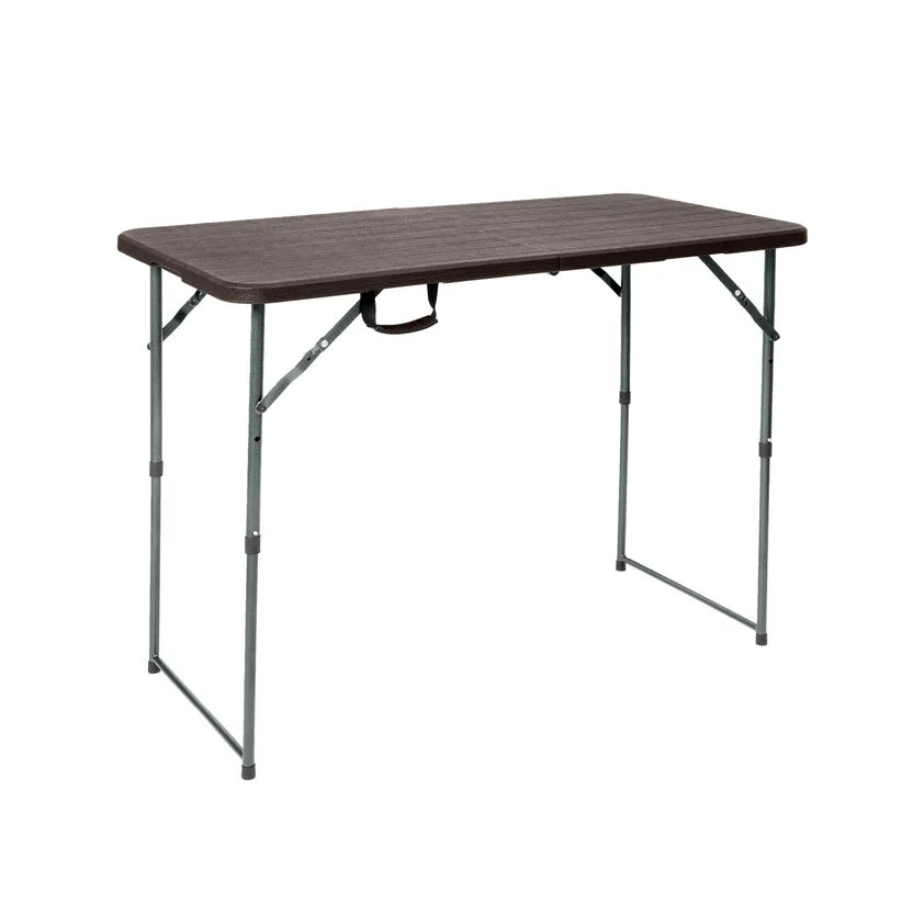 Mesa Plegable 3 Alturas de Barra - Apariencia Madera