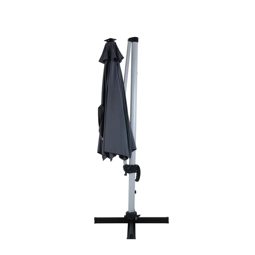 Parasol Lateral 3 Metros LED Solar