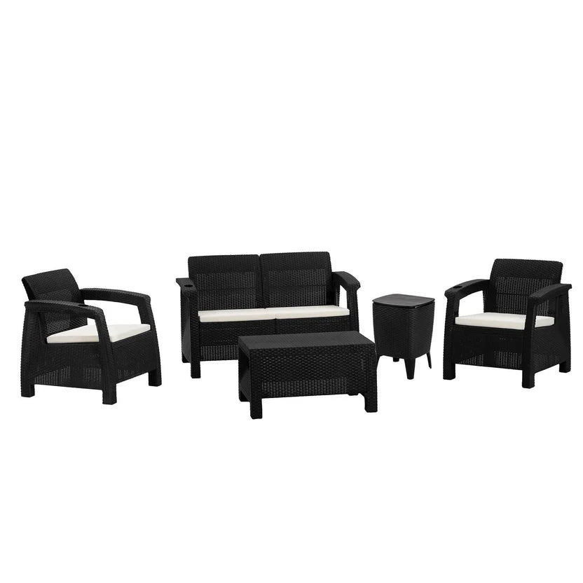 Combo Juego De Sala Comfort Ferrara + Mesa Hielera - MQ