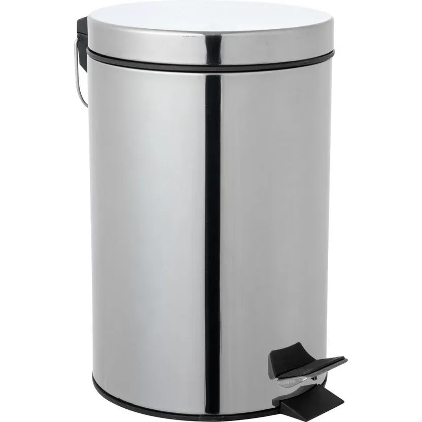 Papelera En Acero de Pedal 7 Litros