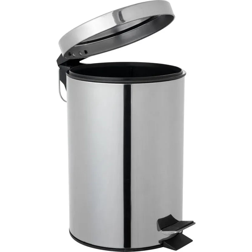 Papelera En Acero de Pedal 7 Litros