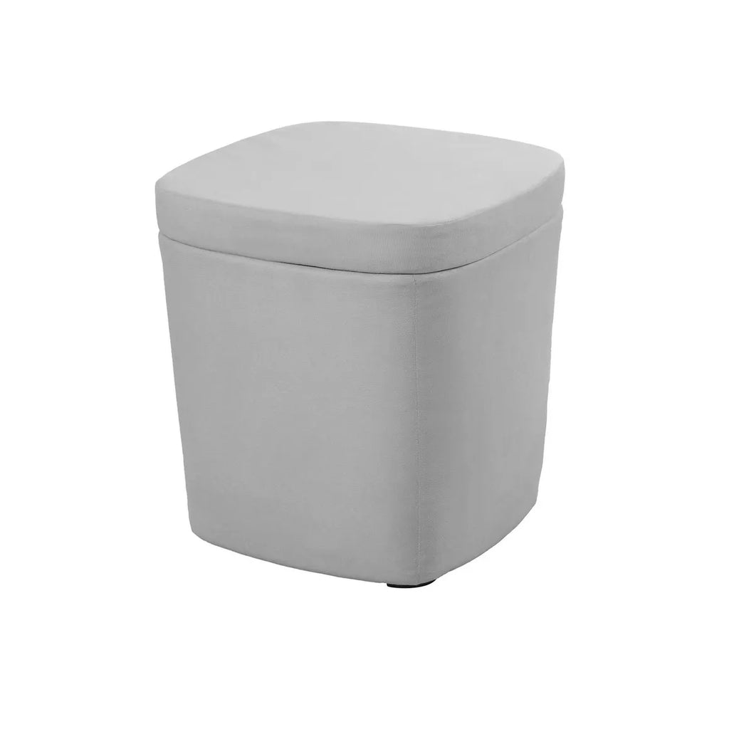 Puff Baul Tapizado Taupe