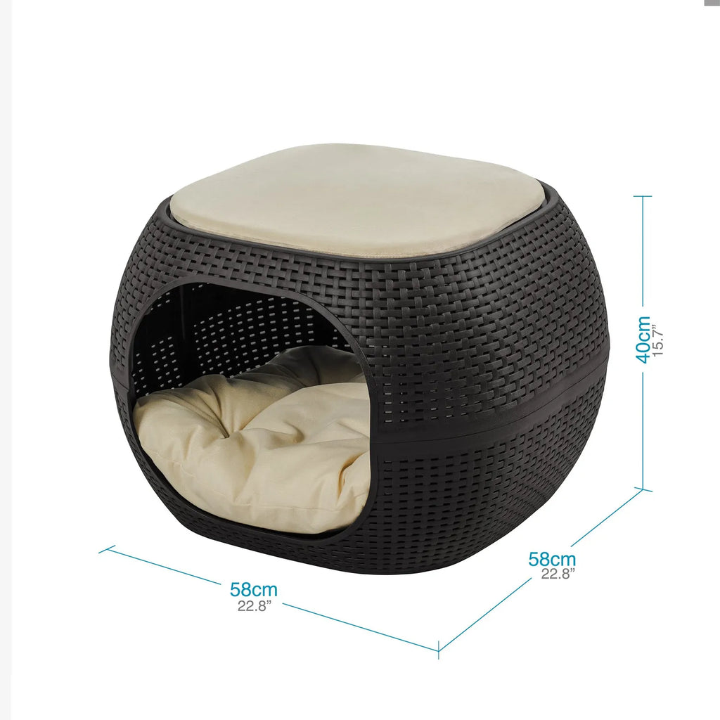 Cama Para Mascotas Con Cojin - Perro o Gato - MQ