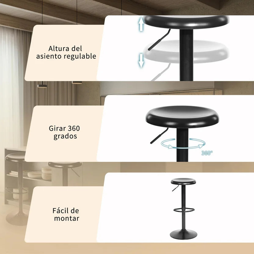 Silla - Butaco Alto de Bar Premium Moderno